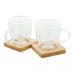 Mocaboo skleněná sada šálků na espresso