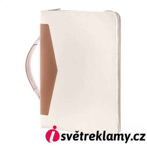 Carbasa Zip sloha na dokumenty z recyklovaného plátna