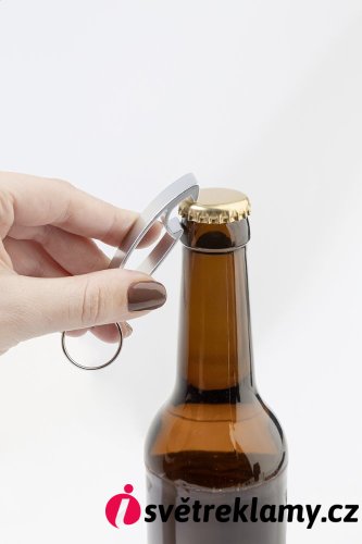 Ellopi přívěsek na klíče s otvírákem na lahve