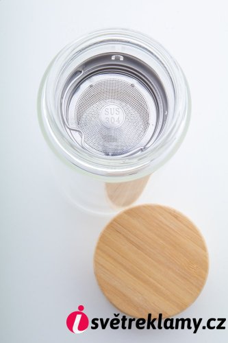 Andina skleněná termo láhev