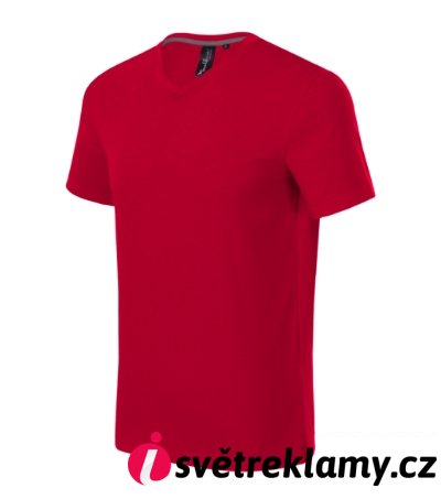 Action V-neck - Barva: garnet, Velikost: S