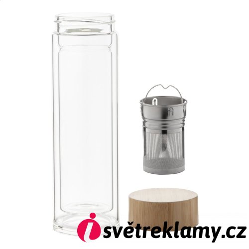 Andina skleněná termo láhev