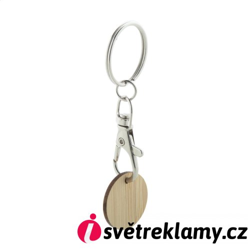 Boomarket přívěšek na klíče se žetonem do vozíku