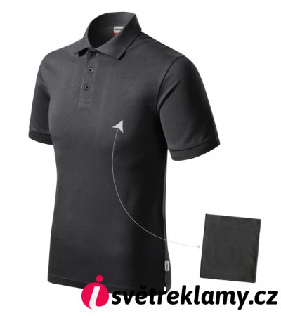 Resist Heavy Polo - Barva: ebony gray, Velikost: S