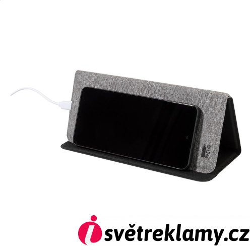 Chapati podložka pod myš s bezdrátovou nabíječkou