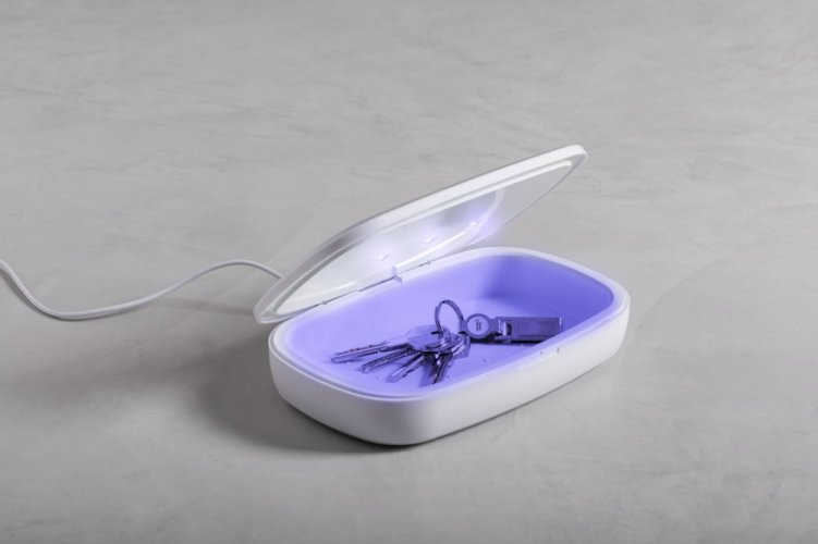 Halby UV sterilizační box s bezdrátovou nabíječkou