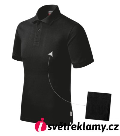 Resist Heavy Polo - Barva: ebony gray, Velikost: S