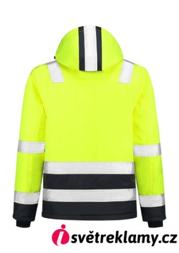 Midi Parka High Vis Bicolor - Barva: fluorescenční žlutá, Velikost: M