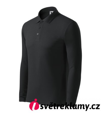 Pique Polo LS - Barva: bílá, Velikost: S