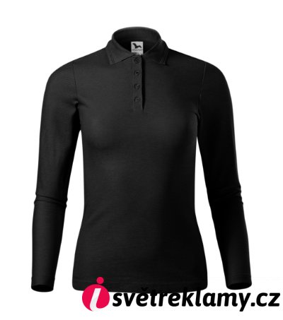 Pique Polo LS - Barva: královská modrá, Velikost: XS