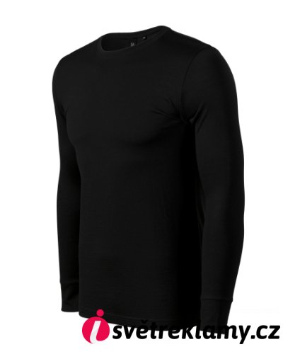 Merino Rise LS - Barva: tmavě šedý melír, Velikost: XL