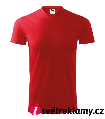 Heavy V-neck - Barva: bílá, Velikost: S