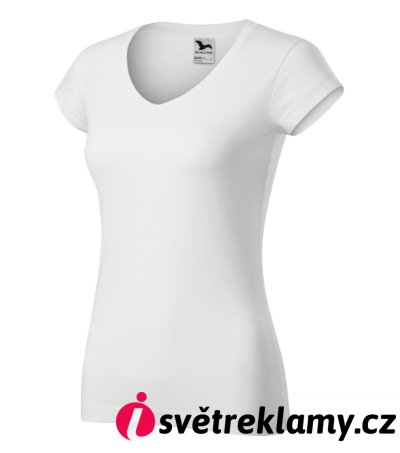 Fit V-neck - Barva: bílá, Velikost: XS