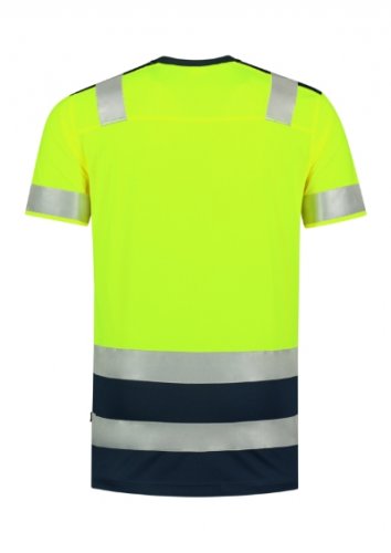 T-Shirt High Vis Bicolor - Barva: fluorescenční oranžová, Velikost: S