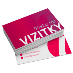 Vizitky oboustranné 90x50 mm