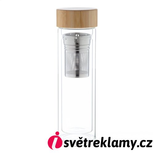 Andina skleněná termo láhev