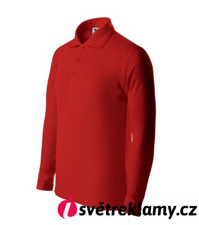 Pique Polo LS - Barva: nebesky modrá, Velikost: 158 cm/12 let