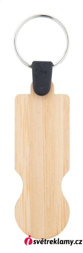 BooCart EU přívěšek na klíče se žetonem z bambusu