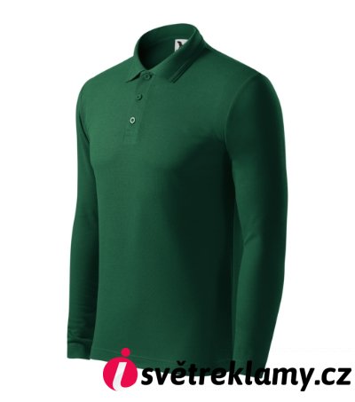 Pique Polo LS - Barva: bílá, Velikost: S