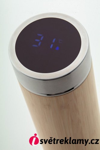 Temboo termoska s teploměrem