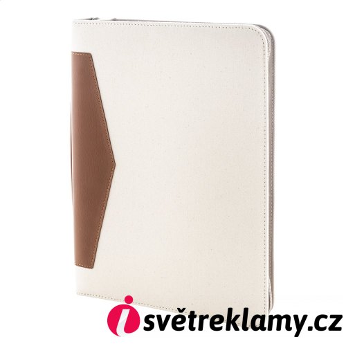 Carbasa Zip sloha na dokumenty z recyklovaného plátna