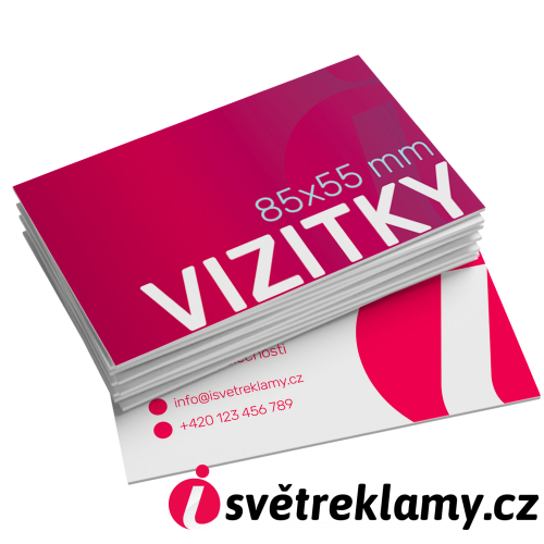 Vizitky jednostranné 85x55 mm