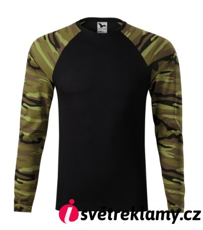 Camouflage LS - Barva: camouflage gray, Velikost: XS