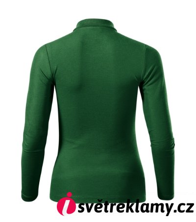 Pique Polo LS - Barva: královská modrá, Velikost: XS