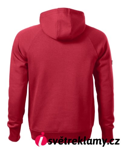Vertex Hoodie - Barva: marlboro červená, Velikost: S
