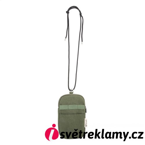 CanvaFon taška přes rameno z recyklovaného plátna na telefon