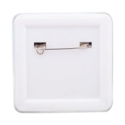 SquareBadge Maxi odznak se špendlíkem