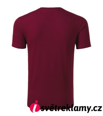 Action V-neck - Barva: garnet, Velikost: S