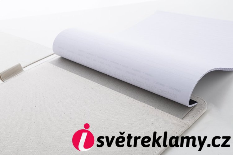 Carbasa A4 sloha na dokumenty z recyklovaného plátna