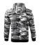 Camo Zipper - Barva: camouflage gray, Velikost: S