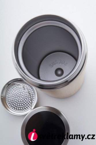 Temboo termoska s teploměrem