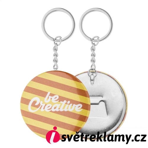 KeyBadge Bottle přívěšek na klíče s plackou