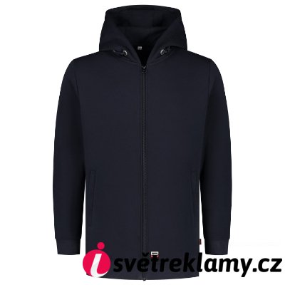 Hooded Sweat Jacket Washable 60°C - Barva: ink, Velikost: M