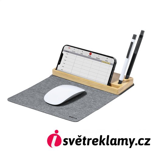 Atrova podložka pod myš s bezdrátovou nabíječkou