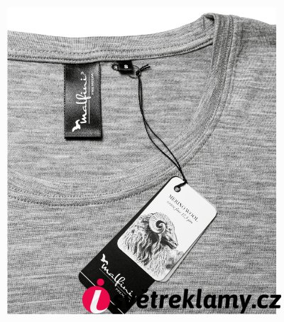 Merino Rise LS - Barva: tmavě šedý melír, Velikost: S