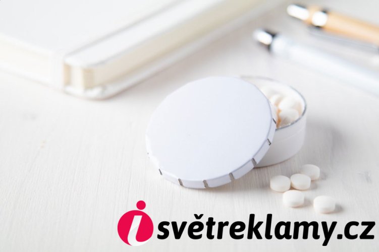 ClickToo krabička s mintovými bonbony