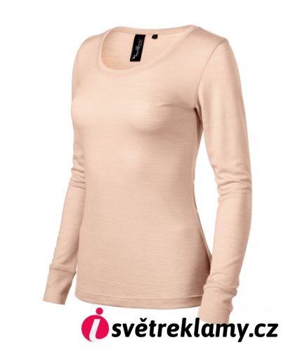 Merino Rise LS - Barva: tmavě šedý melír, Velikost: S