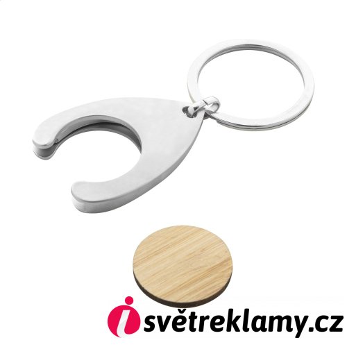 Zoinc přívěšek na klíče z RPU se žetonem na vozíku