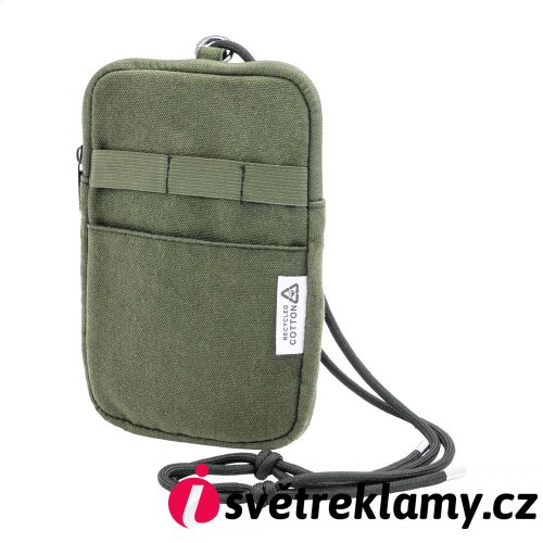 CanvaFon taška přes rameno z recyklovaného plátna na telefon