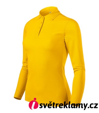 Pique Polo LS - Barva: královská modrá, Velikost: XS