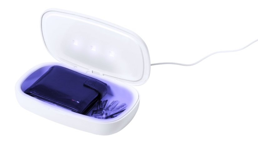 Halby UV sterilizační box s bezdrátovou nabíječkou