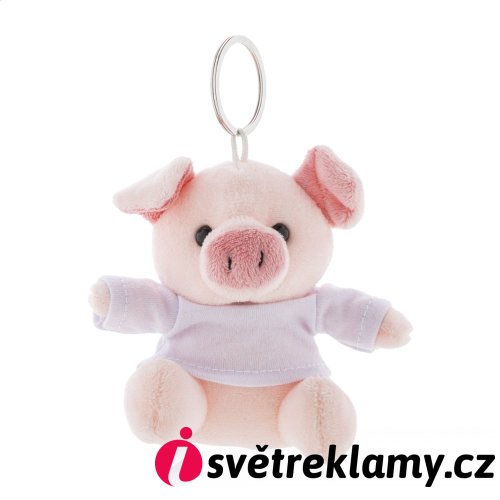 PigFob přívěsek na klíče s plyšovým prasátkem