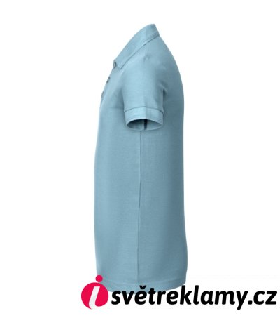 Pique Polo Free - Barva: tmavě šedý melír, Velikost: 158 cm/12 let