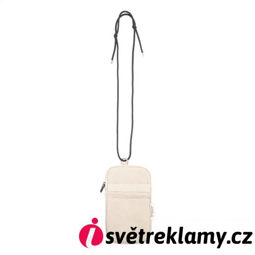 CanvaFon taška přes rameno z recyklovaného plátna na telefon