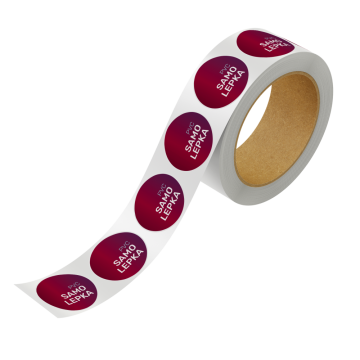 Samolepky s ořezem - Laminace - Bez laminace