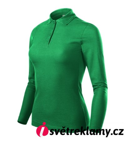 Pique Polo LS - Barva: královská modrá, Velikost: XS